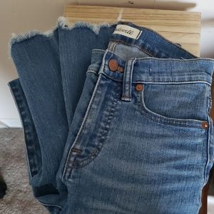 Madewell distressed skinny Jean's
